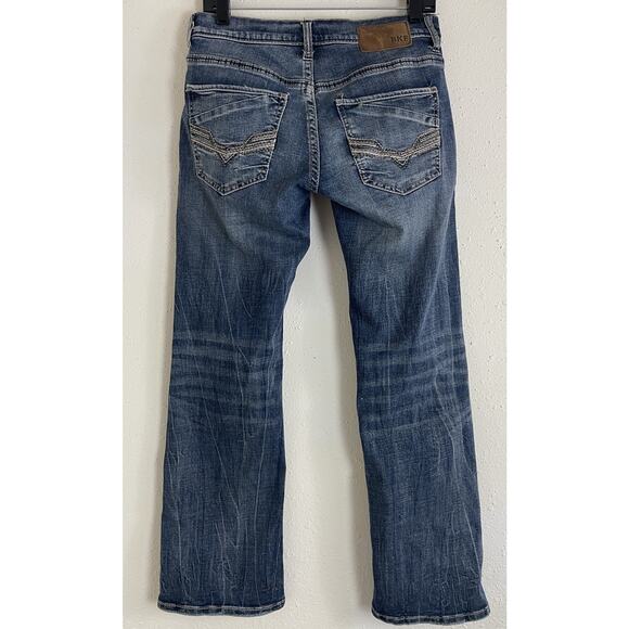 BKE Jeans Mens Size 30x30(30x29) Blue Aiden Bootcut Denim Western - Picture 3 of 12